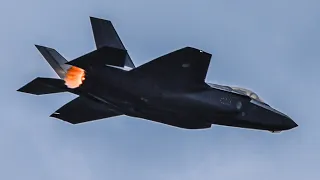 INSANE LOW FLYING F-35A Lightning II - NATO Days 2022