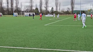 Šimun Petar Jaman za 2:0 za selekciju Osječko-baranjske protiv Vukovarsko-srijemske 12.3.2024.