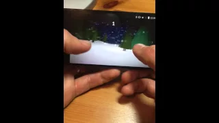 Winter Rush - Three.js game running on Nexus 5