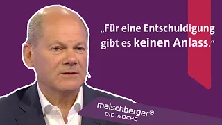 Keine Entschuldigung bei Spahn: Scholz zur Maskenaffäre | maischberger. die woche