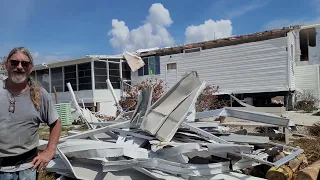 Resident "Pine Island Strong" in Worst Devastation Yet on Blueberry Lane, St James City