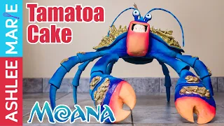 How to make a Giant Tamatoa Cake From Disney's Moana - Life size coconut crab cake