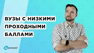 Вузы с самыми низкими проходными баллами на бюджет в Москве и Санкт-Петербурге.