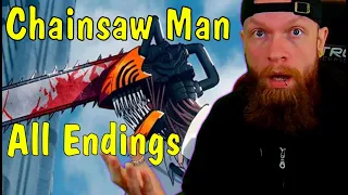First Time Reaction Chainsaw Man Endings 1 - 12