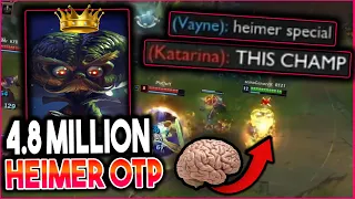 HEIMERDINGER is the BIG BRAIN KING OF TOPLANE! Slapping Shen OTPS 🧠 - League of Legends