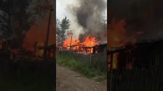 Пожар в Усть-кут