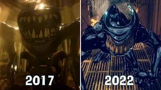 Evolution of Ink Demon Final Boss Fights Comparison + ALL ENDINGS (2017~2022) - BATDR & BATIM