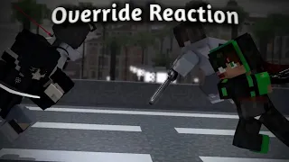 Reacting To "Override" Minecraft Animation by Shadow Creeper