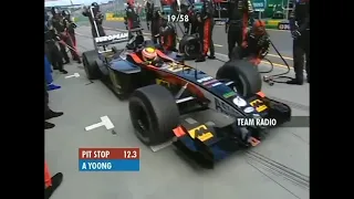 2002 F1 Australian GP - Alex Yoong only pit stop