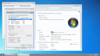 Windows 7 - Adjust the Vitual Memory Pagefile Setting - Increase Performance