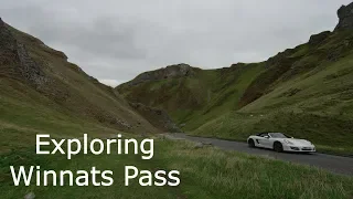 Exploring Winnats Pass in Peak District