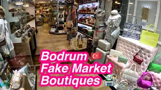 Bodrum 🇹🇷 The Best Luxury Fake Market in Türkiye 4K 60FPS