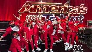 The Pack Drumline - America's Got Talent LIVE performance at Luxor Hotel and Casino (Dec 26, 2022)