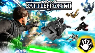 Star Wars Battlefront 2 BUT We Only Use FORCE ABILITIES W/TheJediConsular (Battlefront 2)