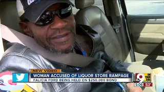 Woman accused of liquor store rampage in Colerain