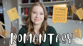 I read the Goodreads Choice Awards ROMANTASY picks! | On the hunt for my vote | Reading Vlog