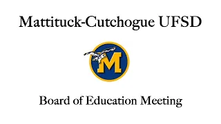 MUFSD Board of Education Budget Meeting, March 25th 2021