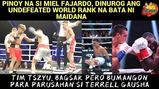 Pinoy Na Si Miel Fajardo, Dinurog Ang Undefeated World Rank Na Bata Ni Maidana