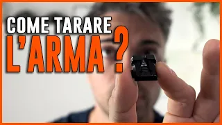 TACCA di MIRA e MIRINO 2^ parte: come regolare le mire.