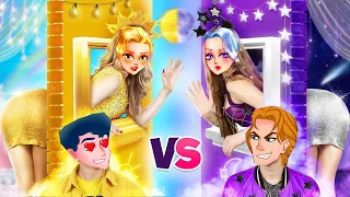 Day Princess vs Night Princess - Who is The Best Couple☀️🌜 English Storytime🌛 Fairy Tales Every Day