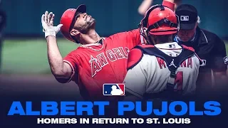 Albert Pujols homers during emotional St. Louis return, gets standing ovation from Cardinals fans