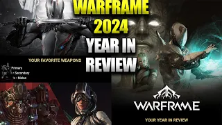 Warframe Year In Review 2024! Most Played Warframes Weapons This Year!