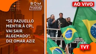 🔴 CPI da Covid vai reconvocar Pazuello e se mentir vai sair algemado, promete Omar Aziz