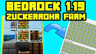 So baust du eine Zuckerrohrfarm in der Minecraft Bedrock version 1.19