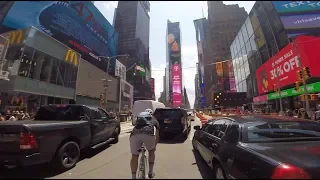 Cycling in Manhattan / Times Square [NYC]