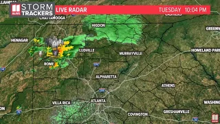 Tracking thunderstorms moving through north Georgia | Live radar