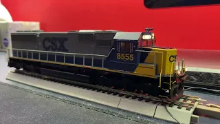 Athearn RTR EMD SD50 (CSXT 8555) with ESU Loksound 5, Scale Sound Systems Speaker, and LED Install