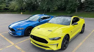 2018+ MUSTANG GT ACTIVE EXHAUST VS STOCK EXHAUST COMPARISON!!!