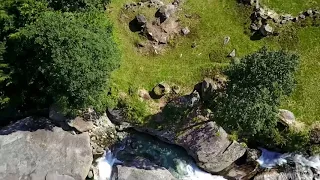 Foroglio | cascata di Foroglio | Valle Bavona | Vallemaggia | Ticino | DJI mavic