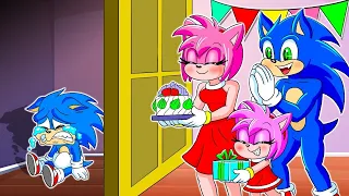 Baby Sonic please come back to family | Happy family reunion | Sonic Cartoon Official