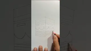 Kaaba Drawing Easy|| Kaaba drawing with Pencil # shorts # art#Arsh Arty World 🙏👍👉🌎🕋🕋🕋❤️❤️