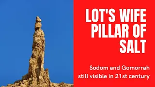 Lot's Wife Pillar Mount Sodom, and Dead Sea Jordan #shorts #YTshorts