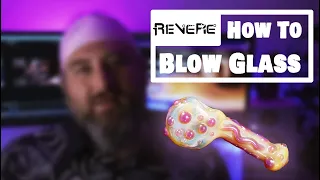 Hand Blown Glass Hammer Spoon | Revere Glass Making Class | Glass Blowing Technique