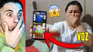 una VOZ *TERRORÍFICA*  PIDE AYUDA EN ESTE JUEGO (Talking Angela 😥) | LupisGamer TALKING ANGELA 😨