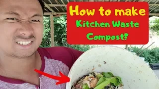 Techno-Feature: How to make Kitchen Waste Compost (Paano gumawa ng kitchen waste compost)