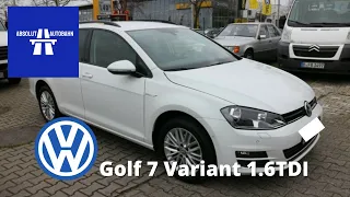 Volkswagen Golf 7 Variant 1.6TDI Top Speed Test Drive on Autobahn | Absolut Autobahn