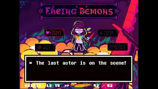 Storyshift: Facing Demons Chara fight all endings(english,with voice acting)