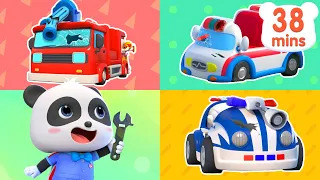 Let's Repair Fire Truck, Police Car and Ambulance | Monster Truck | Kids Song | BabyBus