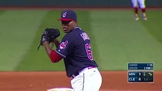 MIN@CLE: Garner fans Kepler for first career K