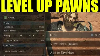 How to change your pawn in dragons dogma 2 (level up pawn)