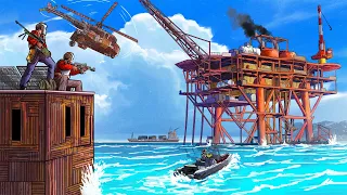 LIVING IN AN OCEAN BASE NEXT TO OIL RIG - Rust (Movie)