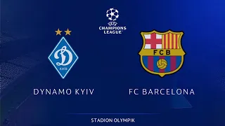 Dynamo Kyiv vs FC Barcelona - FIFA 22 | UCL | PS5™ Gameplay [4K 60FPS] Spanish Commentary