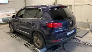 VW Tiguan 2.0 AT Stage 2 on Dyno