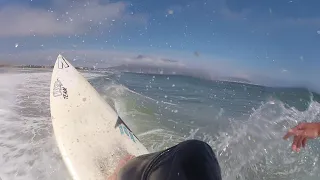 Surfing Milnerton, Cape Town: GoPro Broken Foot