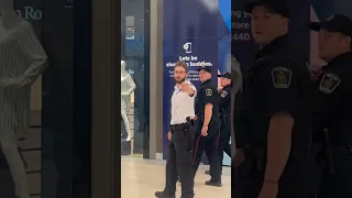 Mall Cop tries to arrest me 🔥🤷‍♂️￼