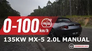 2019 Mazda MX-5 (2.0L) 0-100km/h & engine sound